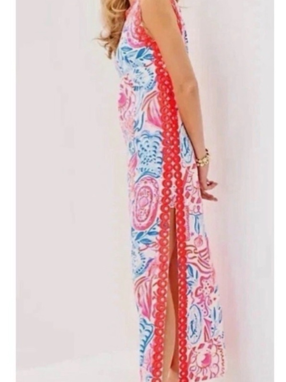 NWT LILLY PULITZER SIZE 2 
SADIE MAXI SHIFT ROMPER
*SUN SEA SAND*